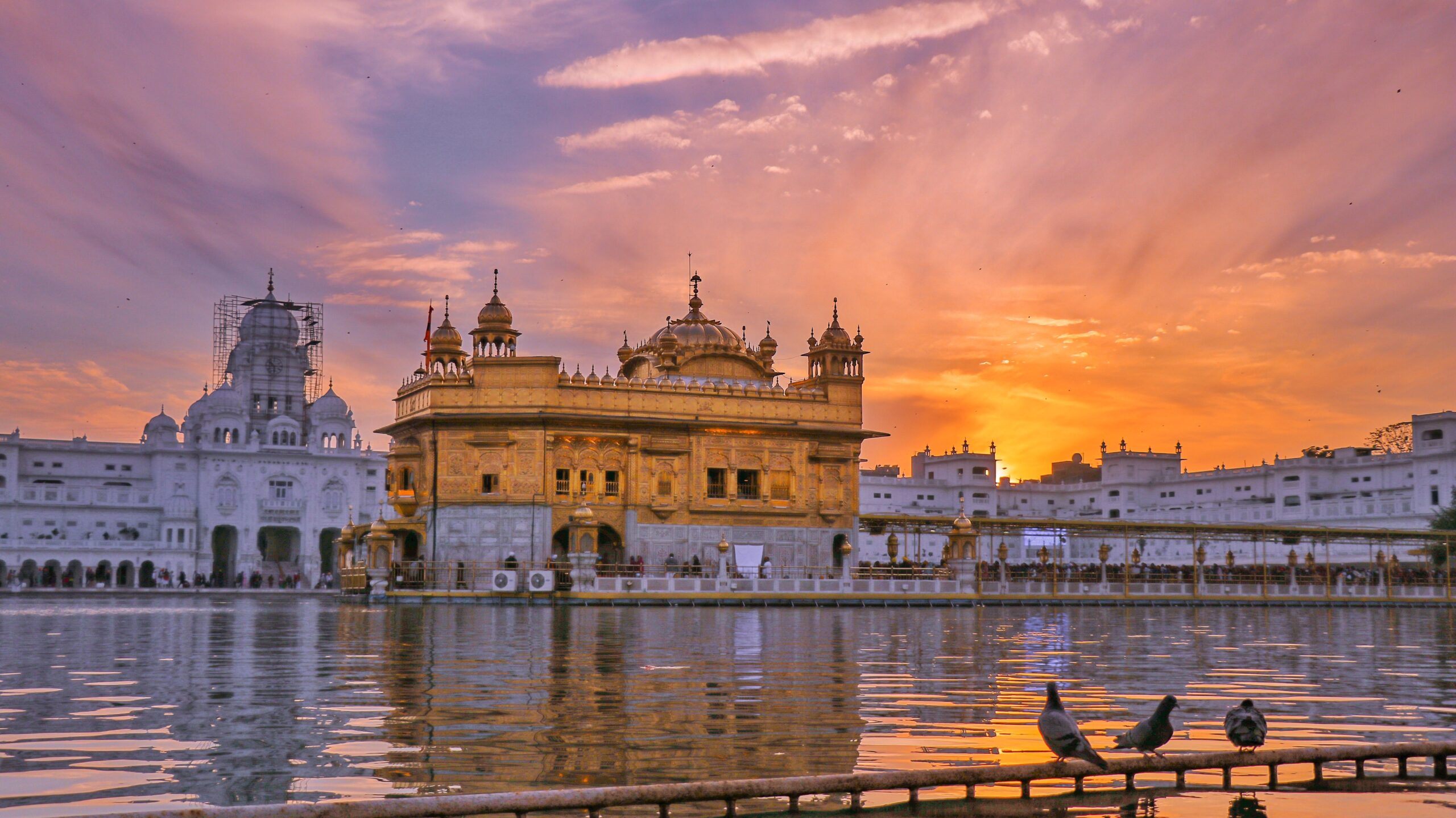 golden temple near a hotel in amritsar