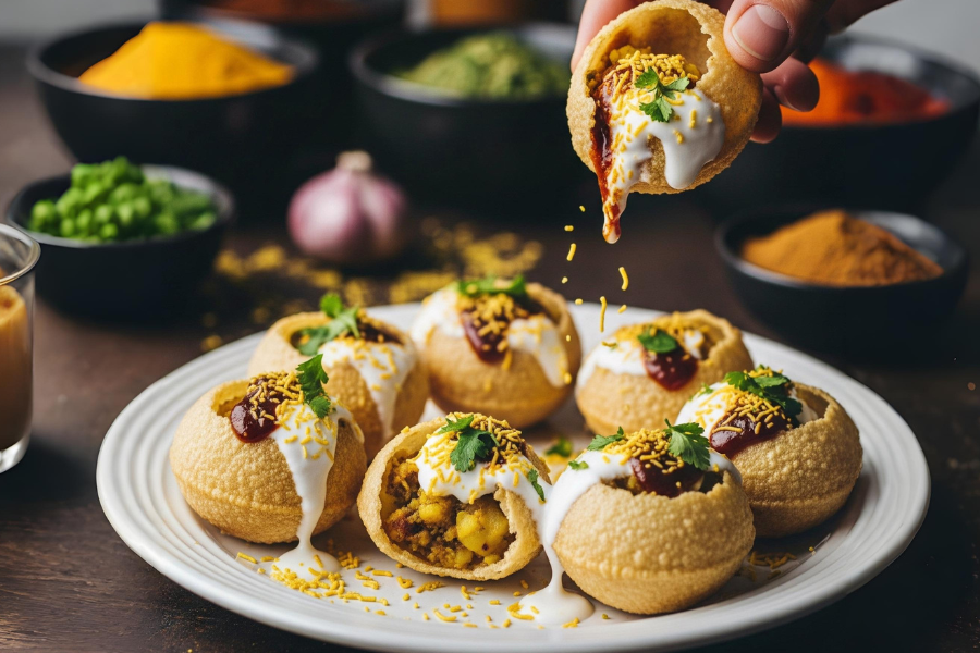Delicious Pani Puri from Amritsar’s famous street food