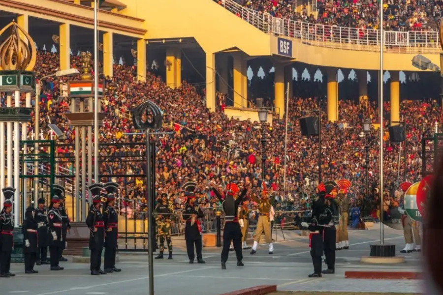 view of wagah border